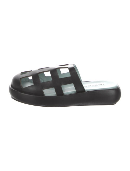 Nicole Saldana Leather Slides