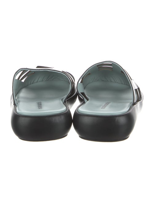 Nicole Saldana Leather Slides