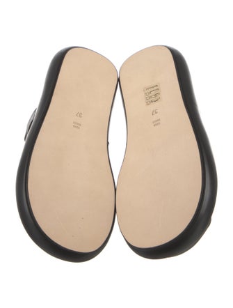 Nicole Saldana Leather Slides