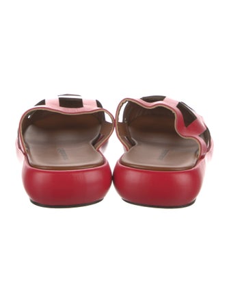 Nicole Saldana Leather Slides