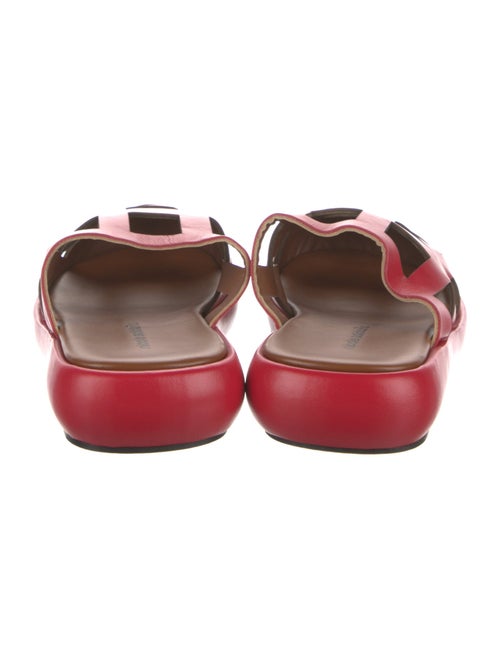 Nicole Saldana Leather Slides