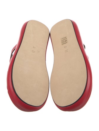 Nicole Saldana Leather Slides