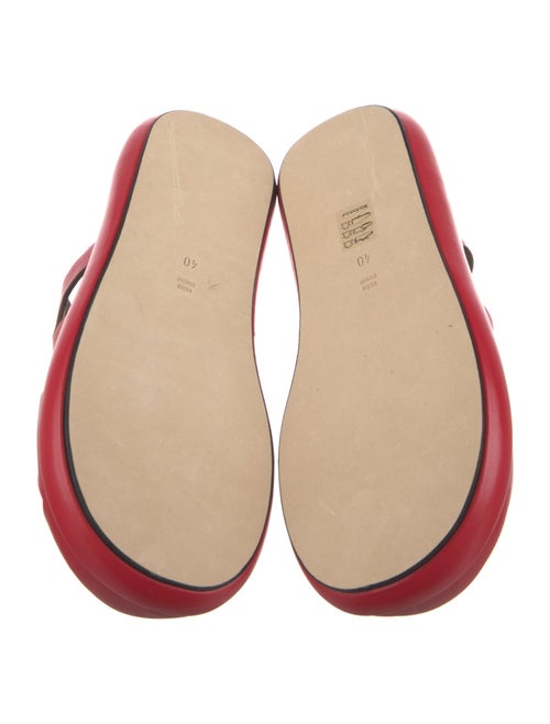 Nicole Saldana Leather Slides