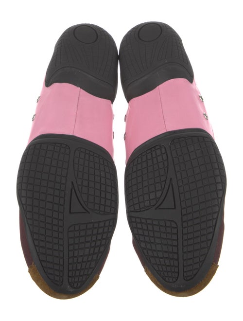 Nicole Saldana Colorblock Pattern Scalloped Accent Sneakers