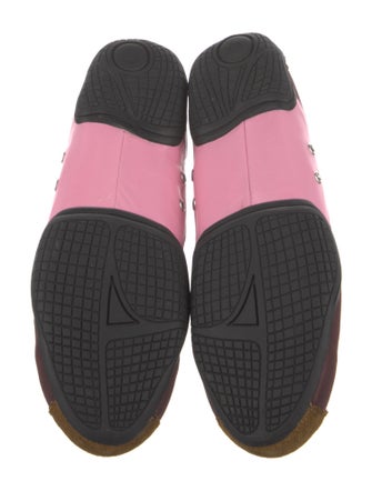 Nicole Saldana Colorblock Pattern Scalloped Accent Sneakers