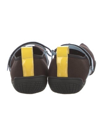 Nicole Saldana Mesh Colorblock Pattern Mary Jane Flats