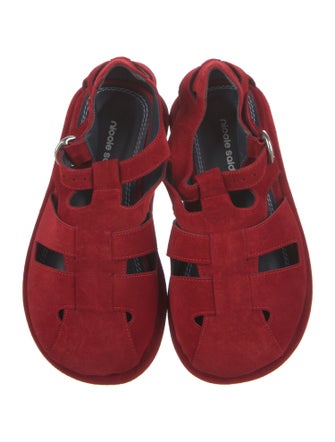 Nicole Saldana Suede Gladiator Sandals