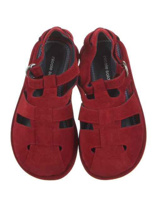 Nicole Saldana Suede Gladiator Sandals