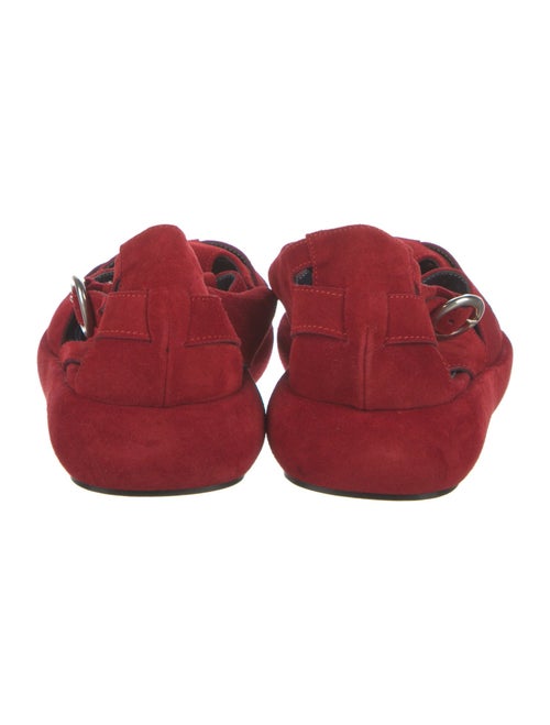 Nicole Saldana Suede Gladiator Sandals