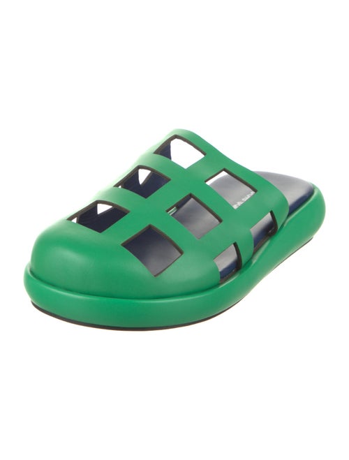 Nicole Saldana Leather Slides