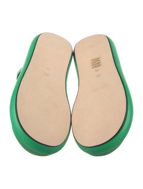 Nicole Saldana Leather Slides