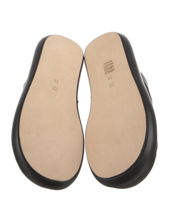 Nicole Saldana Leather Mules