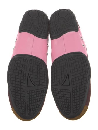 Nicole Saldana Colorblock Pattern Scalloped Accent Sneakers