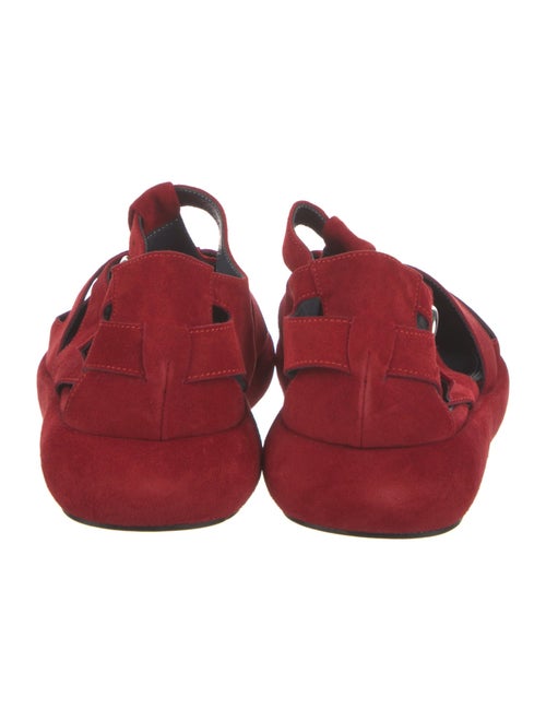 Nicole Saldana Suede Cutout Accent Slingback Sandals