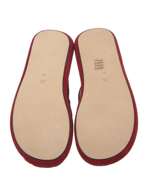 Nicole Saldana Suede Cutout Accent Slingback Sandals