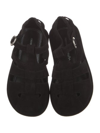 Nicole Saldana Suede Gladiator Sandals