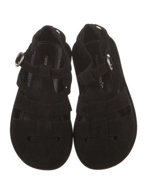 Nicole Saldana Suede Gladiator Sandals