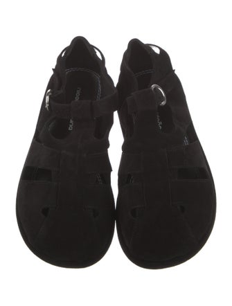 Nicole Saldana Suede Gladiator Sandals