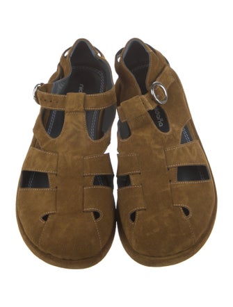 Nicole Saldana Suede Sandals