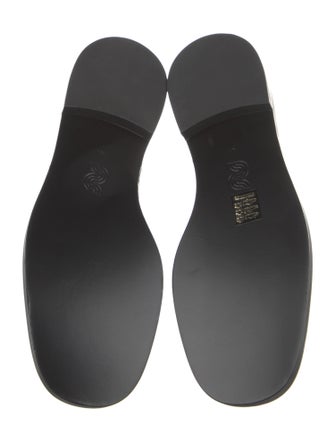 Nicole Saldana Embossed Leather Loafers