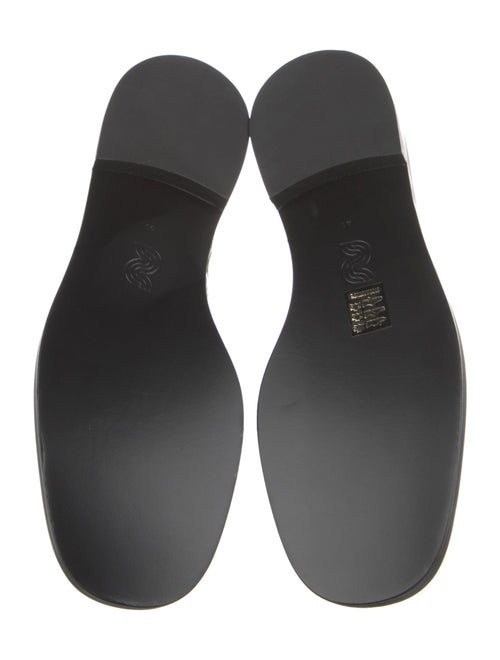 Nicole Saldana Embossed Leather Loafers