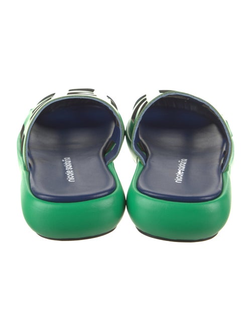 Nicole Saldana Leather Slides