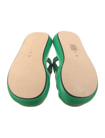 Nicole Saldana Leather Slides