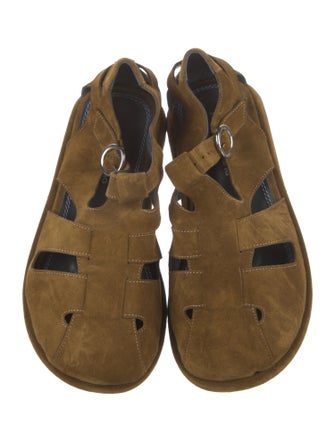 Nicole Saldana Suede Sandals