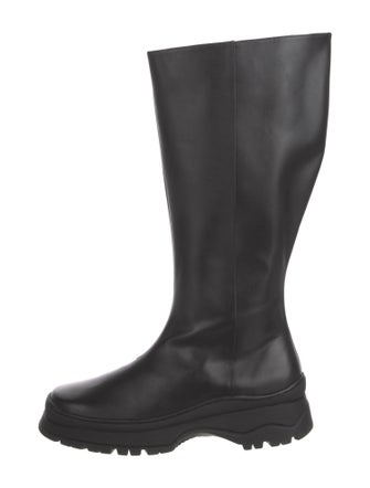 Nicole Saldana Leather Rain Boots