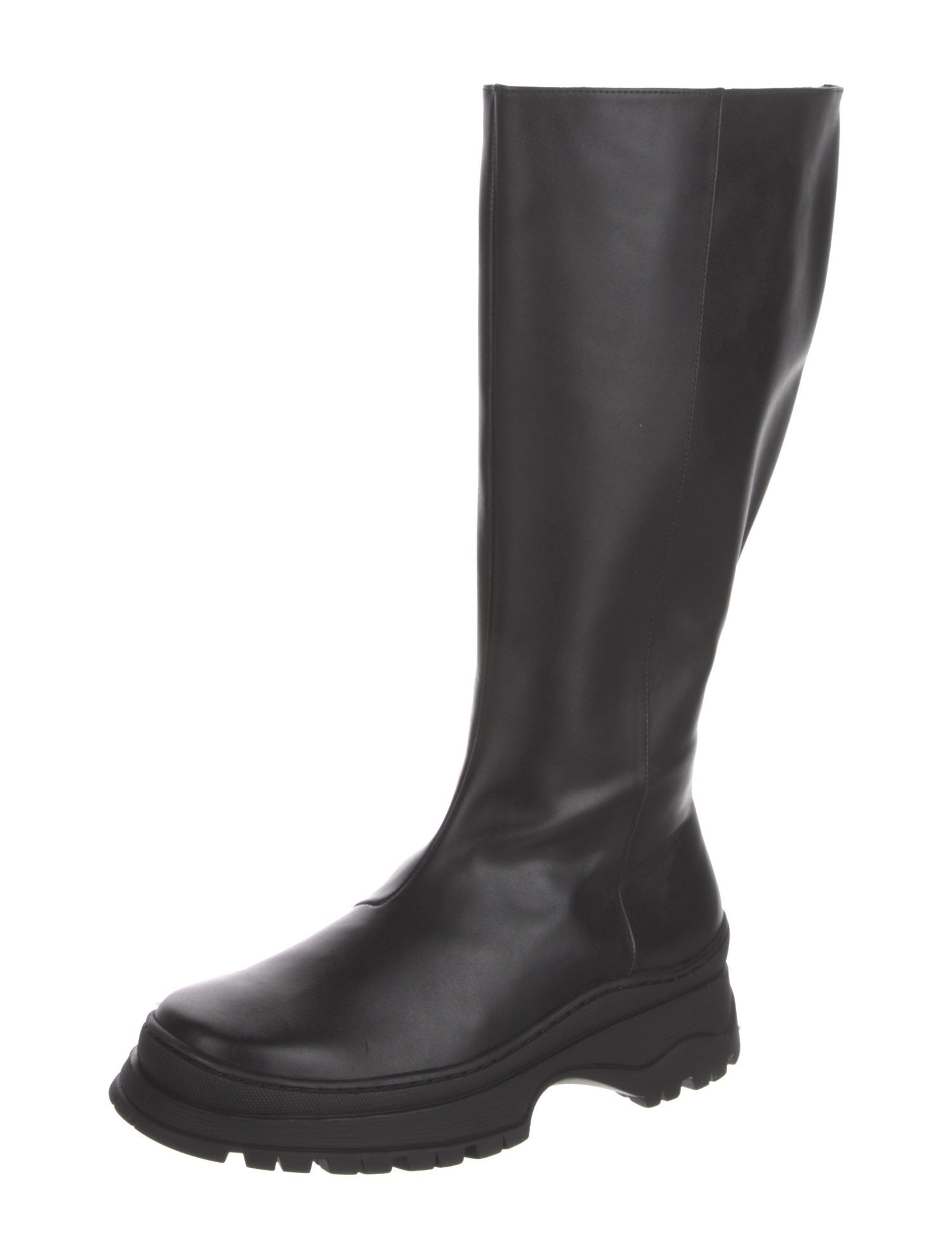 Nicole Saldana Leather Rain Boots