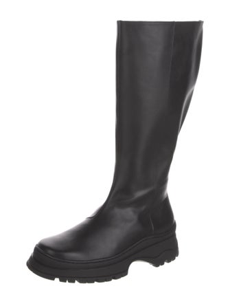 Nicole Saldana Leather Rain Boots