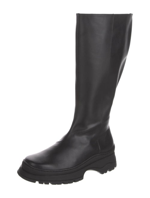 Nicole Saldana Leather Rain Boots