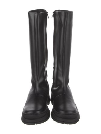 Nicole Saldana Leather Rain Boots