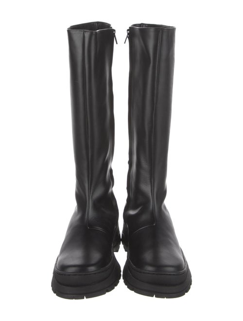 Nicole Saldana Leather Rain Boots