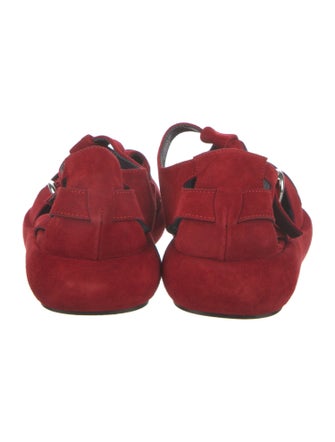 Nicole Saldana Suede Slingback Sandals