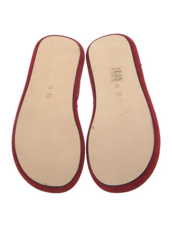 Nicole Saldana Suede Slingback Sandals