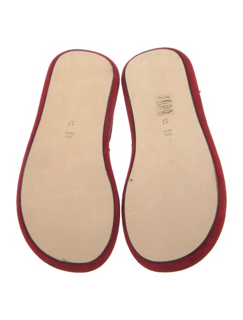 Nicole Saldana Suede Slingback Sandals