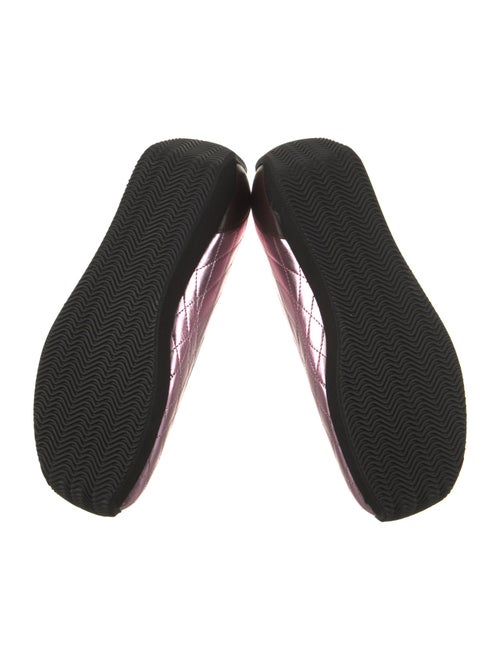 Nicole Saldana Leather Colorblock Pattern Sneakers