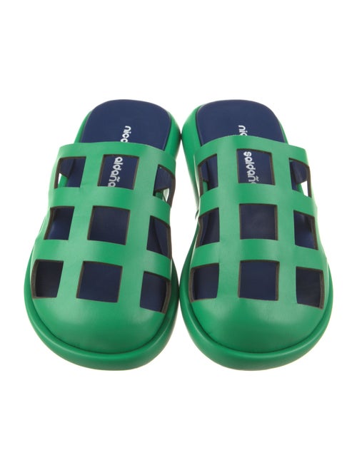 Nicole Saldana Leather Slides