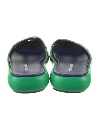 Nicole Saldana Leather Slides