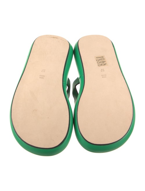 Nicole Saldana Leather Slides