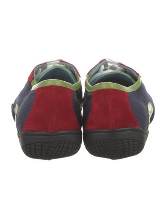 Nicole Saldana Colorblock Pattern Scalloped Accent Sneakers