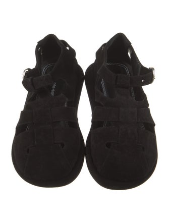 Nicole Saldana Suede Gladiator Sandals