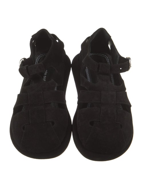 Nicole Saldana Suede Gladiator Sandals