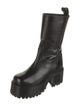 Nicole Saldana Leather Rain Boots