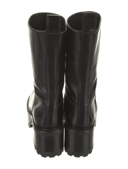 Nicole Saldana Leather Rain Boots