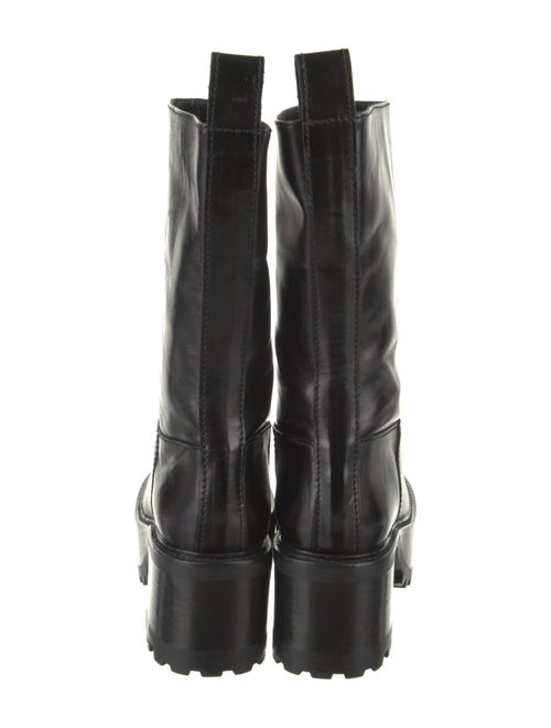 Nicole Saldana Leather Rain Boots