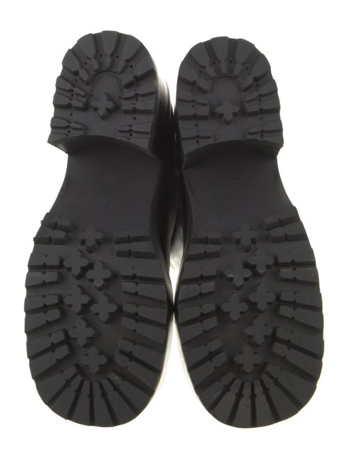 Nicole Saldana Leather Combat Boots