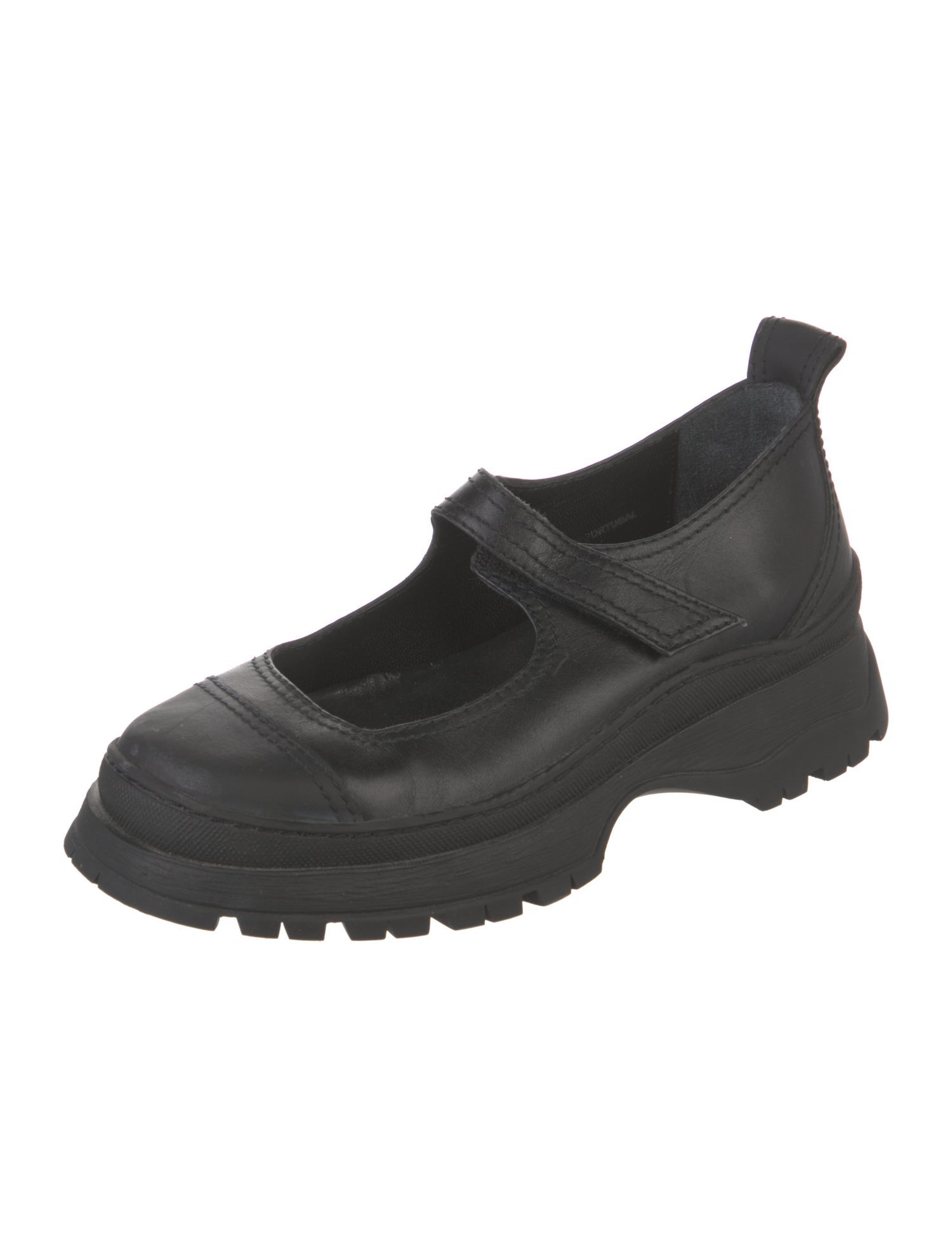 Nicole Saldana Leather Mary Jane Flats