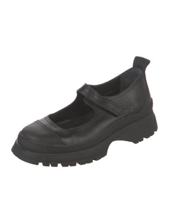 Nicole Saldana Leather Mary Jane Flats